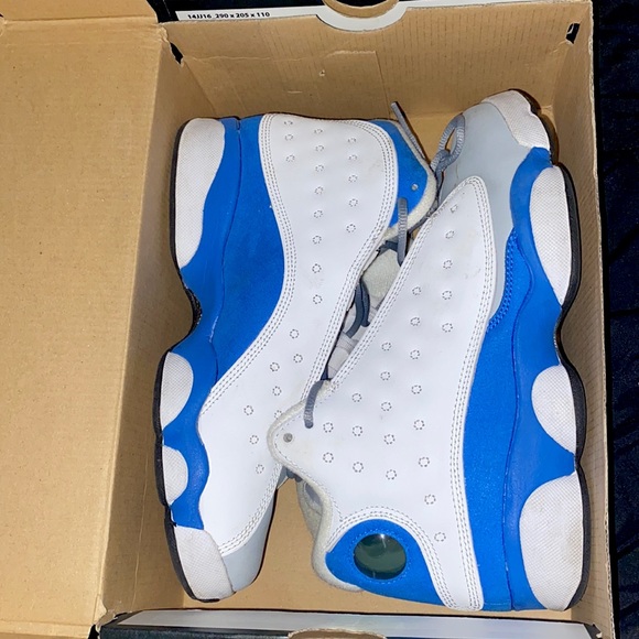 Exclusive Blue, White, Grey Jordan 13s
